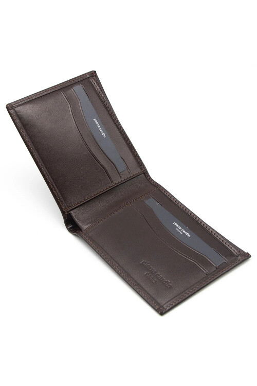 Brown Genuine Leather Mens Wallet 2368
