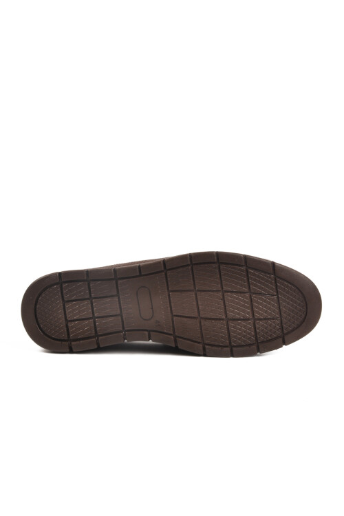 Brown Genuine Leather Gel Sole Anatomic Mens Casual Shoes Gmz 007 M