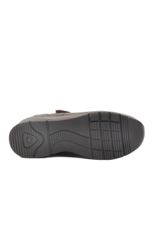 حذاء كاجوال نسائي تشريحي من الجلد الطبيعي باللون البني Z010 Z