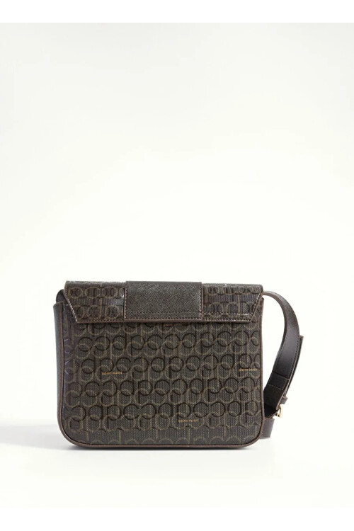 حقيبة كتف نسائية بنية اللون 05PC24K805-PMN