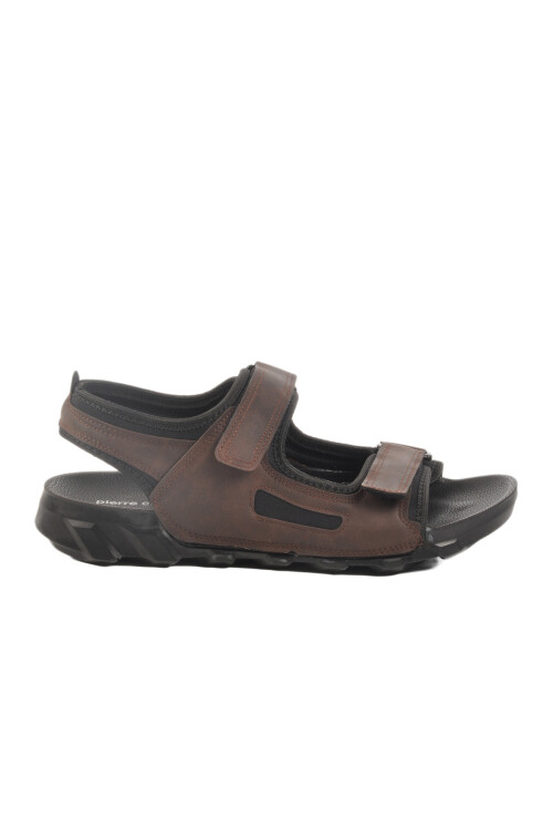 Brown Velcro Mens Sports Sandals PC-7242 M