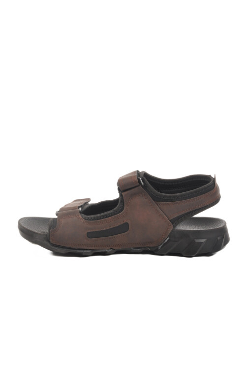 Brown Velcro Mens Sports Sandals PC-7242 M