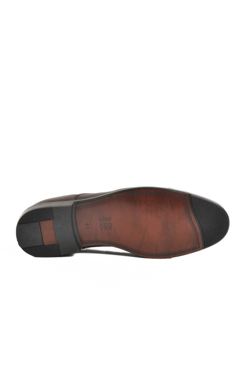 Brown Genuine Leather Mens Classic Shoes 1612200 M