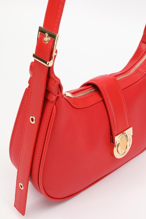 Red Womens Shoulder Bag 930212