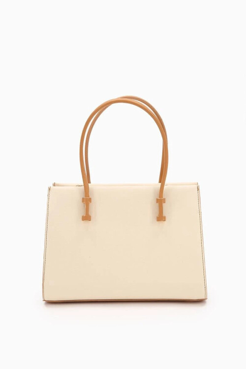 Cream Womens Hand and Shoulder Bag 930156