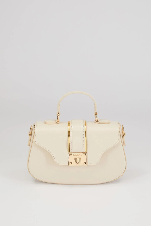 Cream Womens Hand and Shoulder Bag 930214