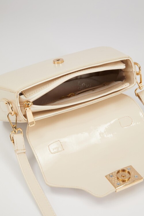 Cream Womens Hand and Shoulder Bag 930214