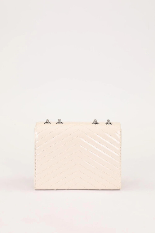 Krem Rugan Kadın Omuz Çantası 930076