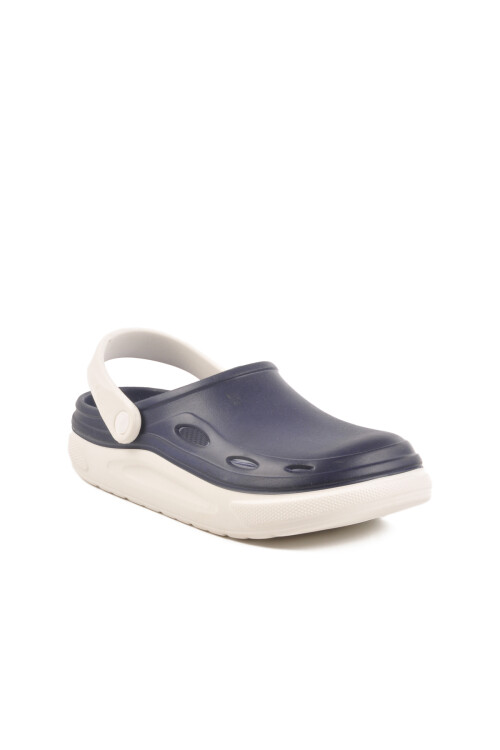 Navy Blue Light Eva Mens Sabo Slippers Cat M