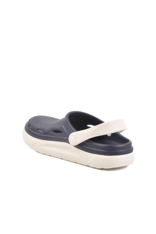 Navy Blue Light Eva Mens Sabo Slippers Cat M