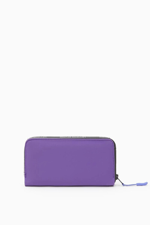 Purple Textile Womens Wallet 920004