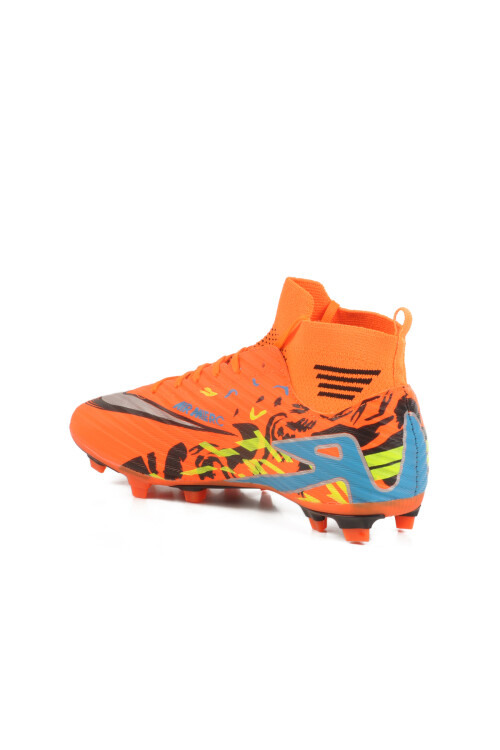 Neon Turuncu Çoraplı Erkek Krampon WJ-501 M