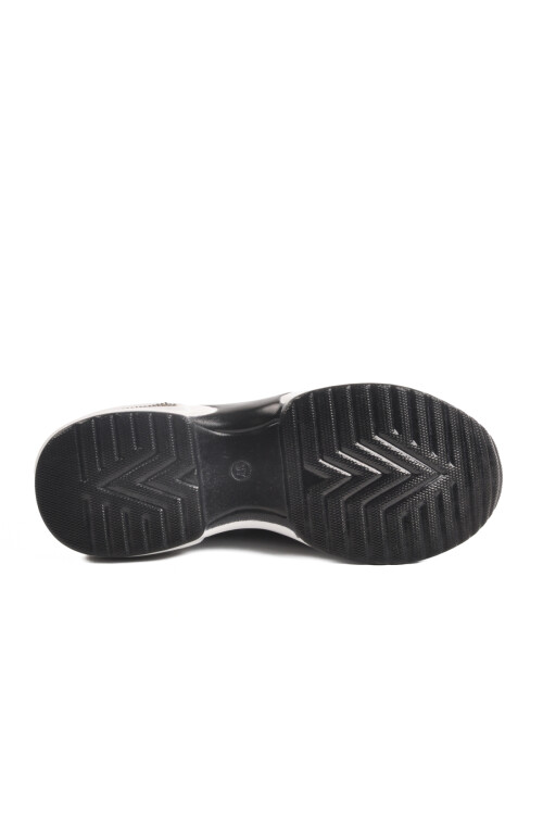 حذاء رياضي نسائي أسود وأبيض Anorak Stoned 702307 Z