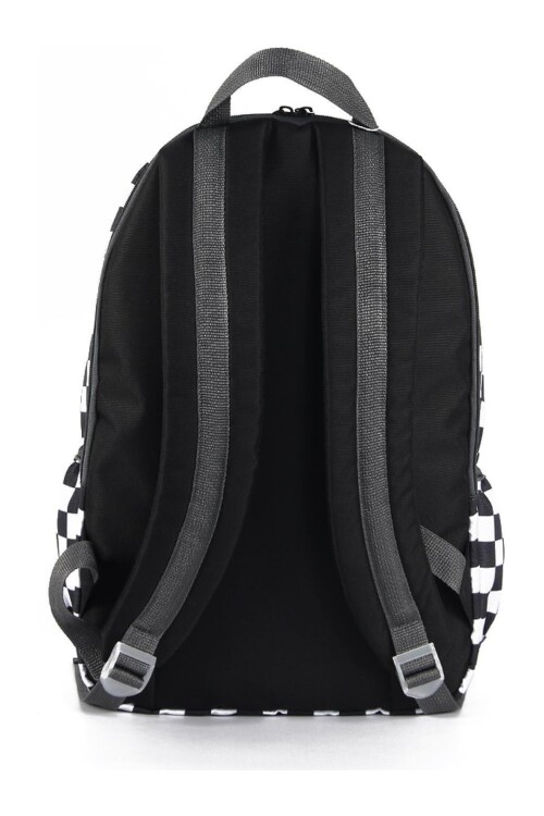 Black and White Unisex School Bag 03780