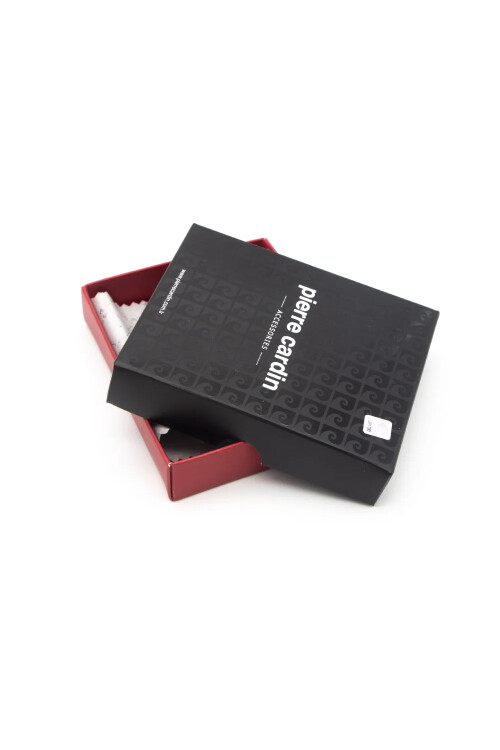 بيير كاردانمحفظة رجالية من الجلد الطبيعي باللون الأسود 07568