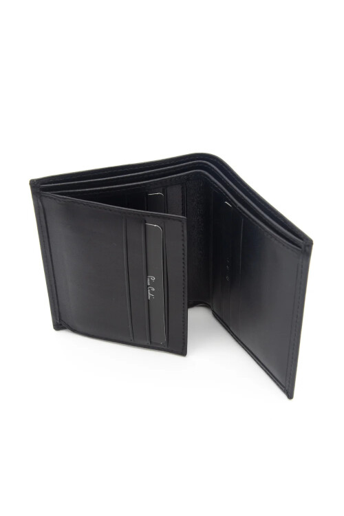 Black Genuine Leather Mens Wallet 2016