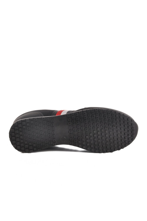 Black Mesh Memory Foam Mens Sneakers M-21092 M