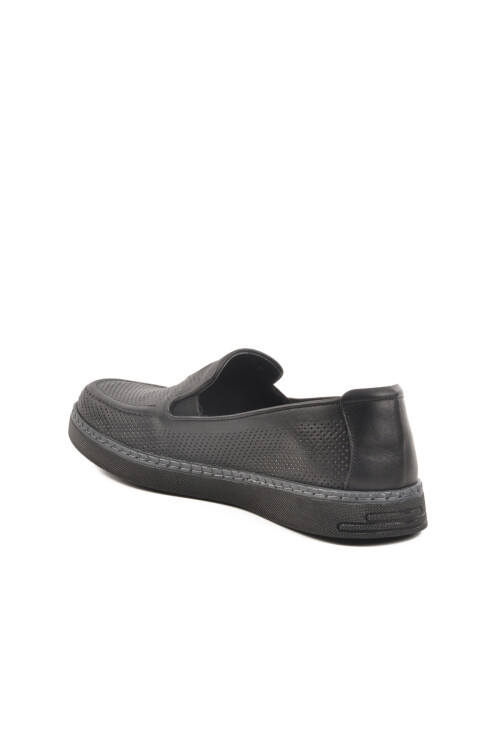 Black Genuine Leather Mens Casual Shoes C330 M