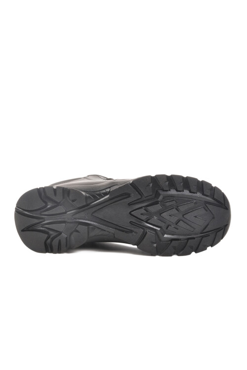 Black Genuine Leather Anatomical Womens Boots 9398 Z