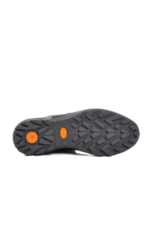 Black Genuine Leather Orthopedic Mens Boots 6239 M