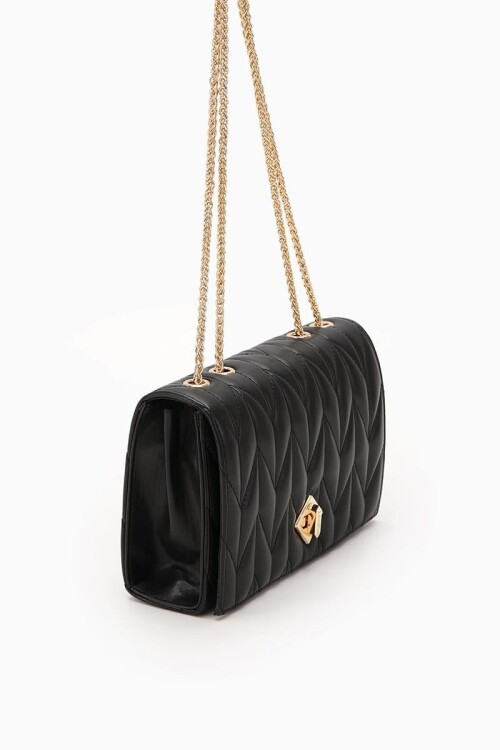 ليفيدورحقيبة كتف نسائية سوداء 930075