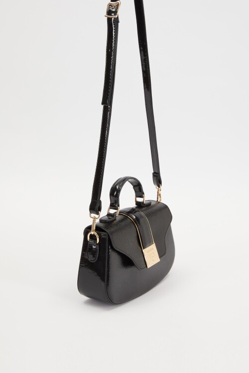 Black Womens Handbag and Shoulder Bag 930214
