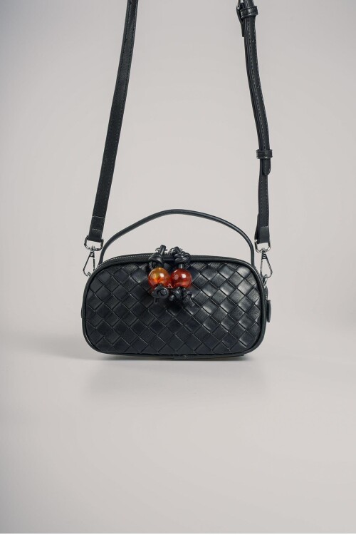 Black Womens Hand and Shoulder Bag 17830