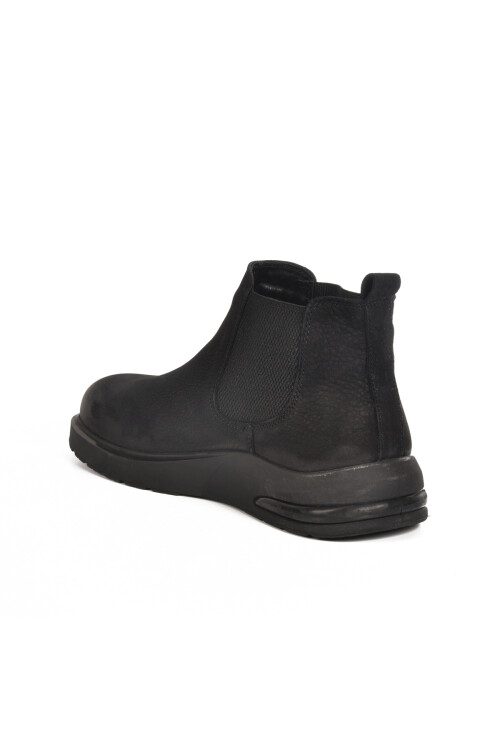 bulldozerBlack Nubuck Genuine Leather Men's Chelsea Boots 260042 M