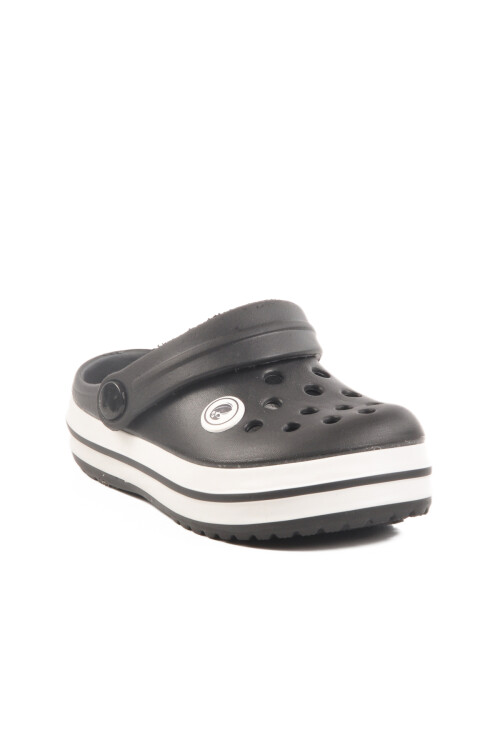 AyakmodBlack Eva Light Unisex Kids Sabo Slippers 214 P