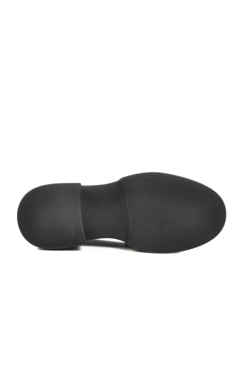 Siyah Rugan Kadın Klasik Ayakkabı PC-52650 Z