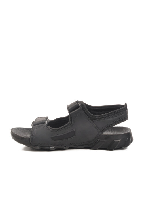 Black Velcro Mens Sports Sandals PC-7242 M