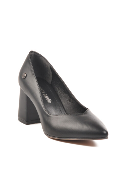 حذاء نسائي أسود بكعب عالٍ 50177 Z