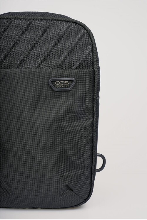 Black Mens Shoulder Bag 31632