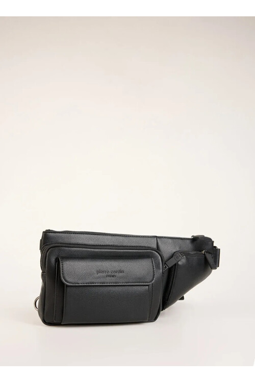 Pierre CardinBlack Men's Waist Bag 01PC00105