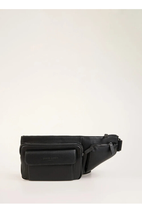 Pierre CardinBlack Men's Waist Bag 01PC00105
