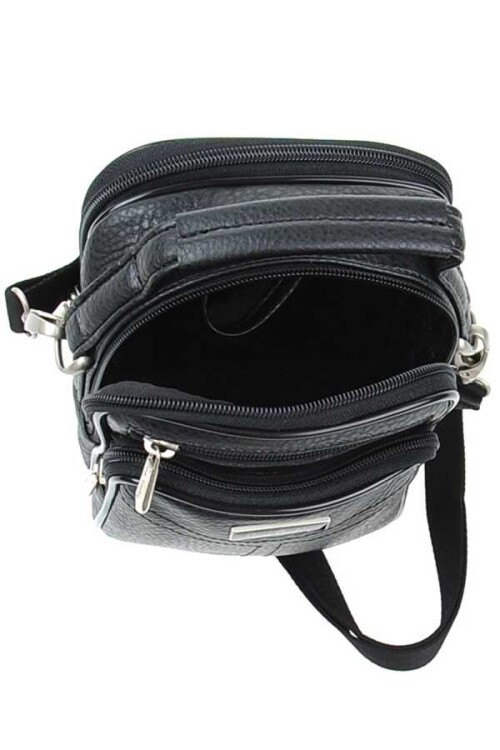 Pierre CardinBlack Men's Clutch Hand and Shoulder Bag 01PC001416