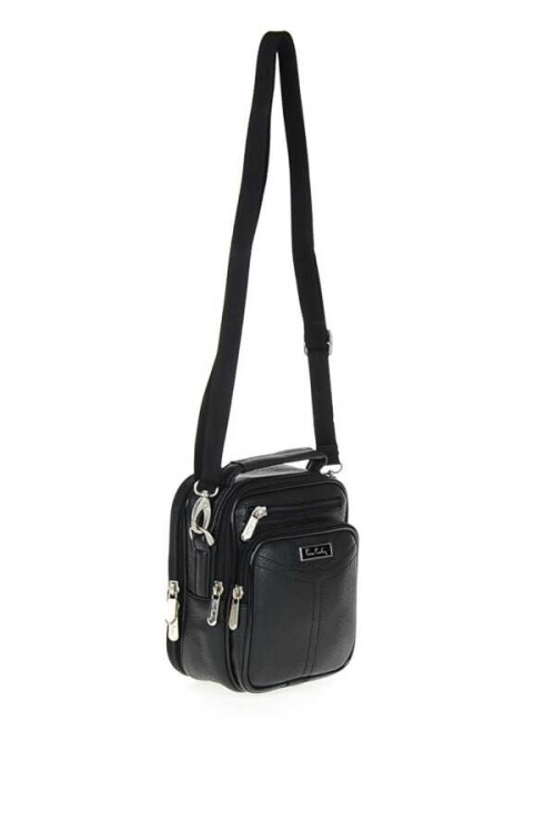 Pierre CardinBlack Men's Clutch Hand and Shoulder Bag 01PC001416