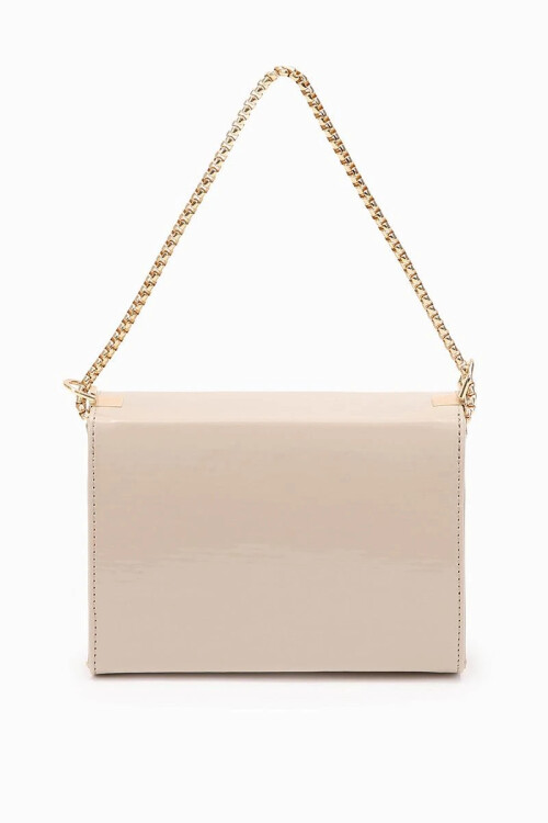 حقيبة كتف نسائية من جلد المنك اللامع 930106