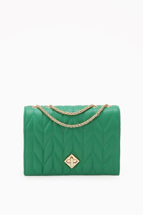 Green Womens Shoulder Bag 930075