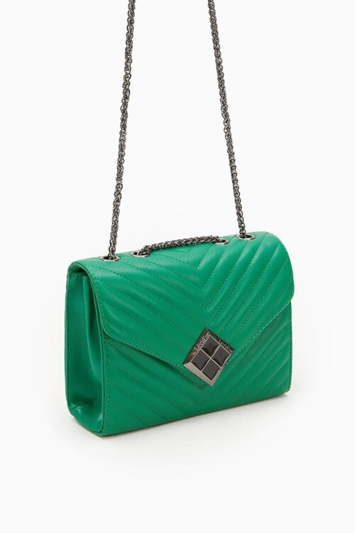 Green Womens Shoulder Bag 930076