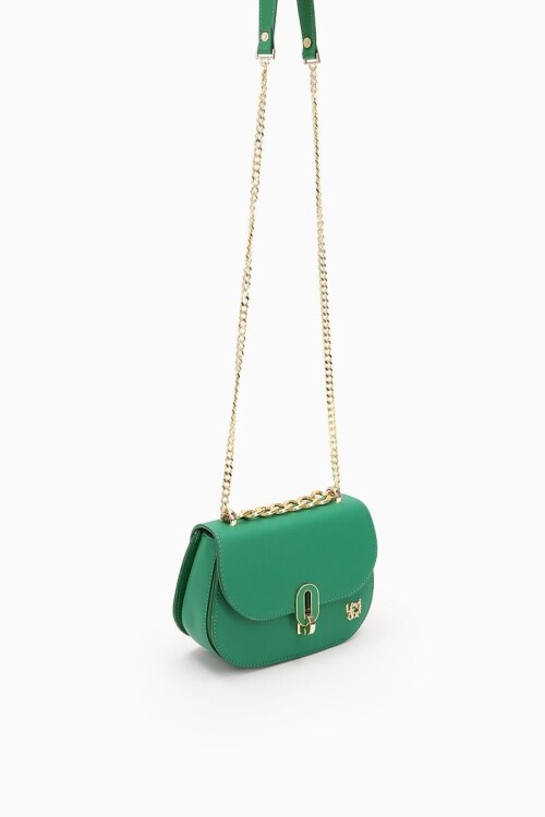  حقيبة كتف نسائية خضراء 930113