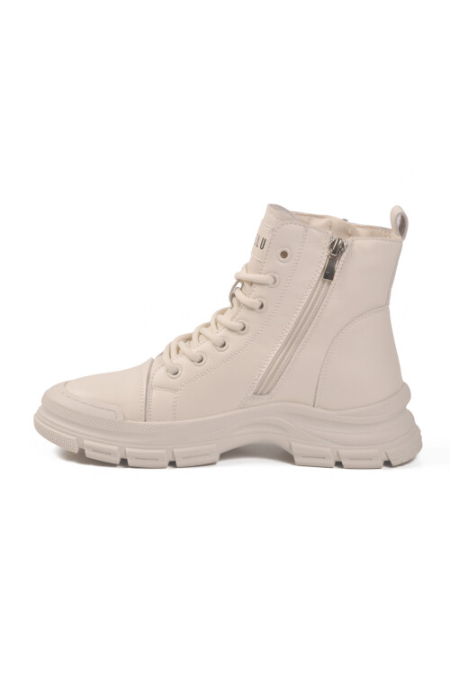 White Memory Foam Non-Slip Sole Womens Boots Neptune Z