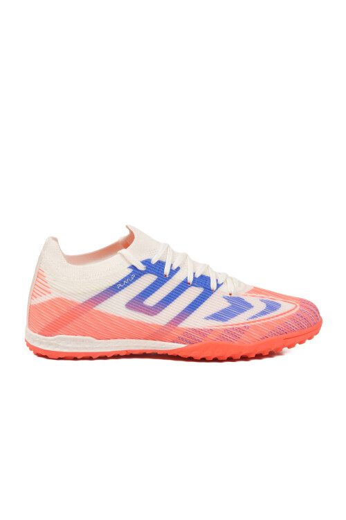 حذاء رجالي أبيض برباط من العشب الصناعي MH-252-149 M