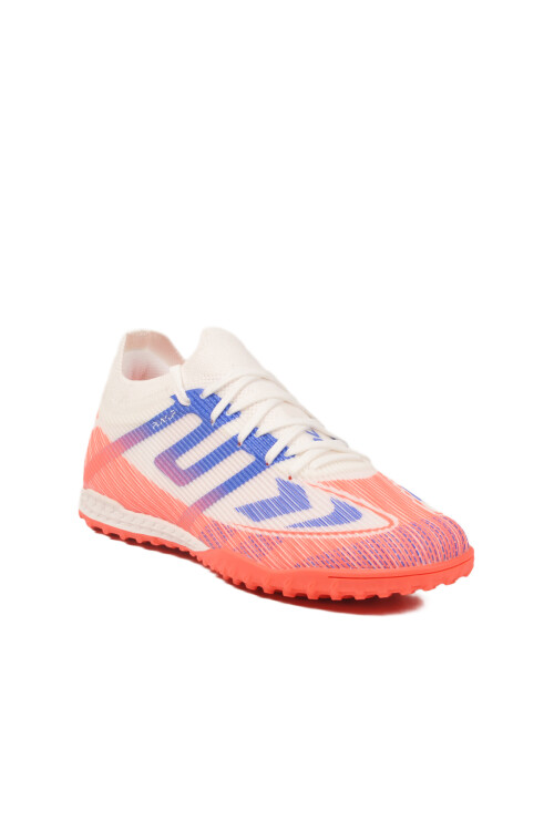 White Elastic Ankle Laced Unisex Turf Shoes GH-252-149 G