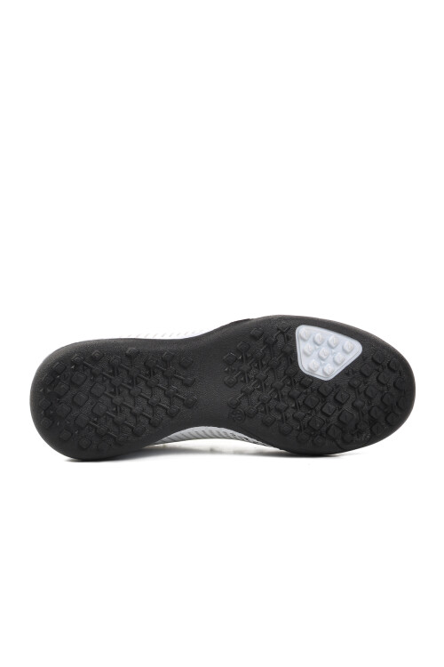 Beyaz-Siyah-Neon Sarı  Çocuk Halı Saha Ayakkabısı 1011 Halısaha F