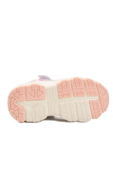 White Velcro Lightweight Girls Sneakers Bella Short P