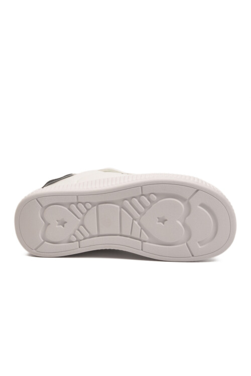 Beyaz Bağcıklı Unisex Spor Ayakkabı BNI-12152 G