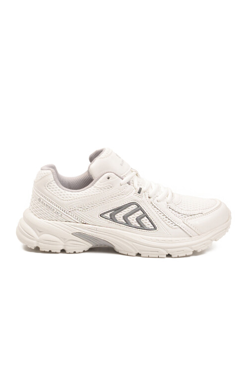 White Memory Sole Lightweight Flexible Mesh Unisex Sneakers Dipper G