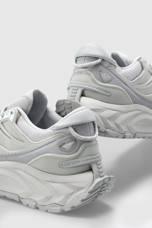 Gri Fileli Hafif Esnek Erkek Spor Ayakkabı Edwin M