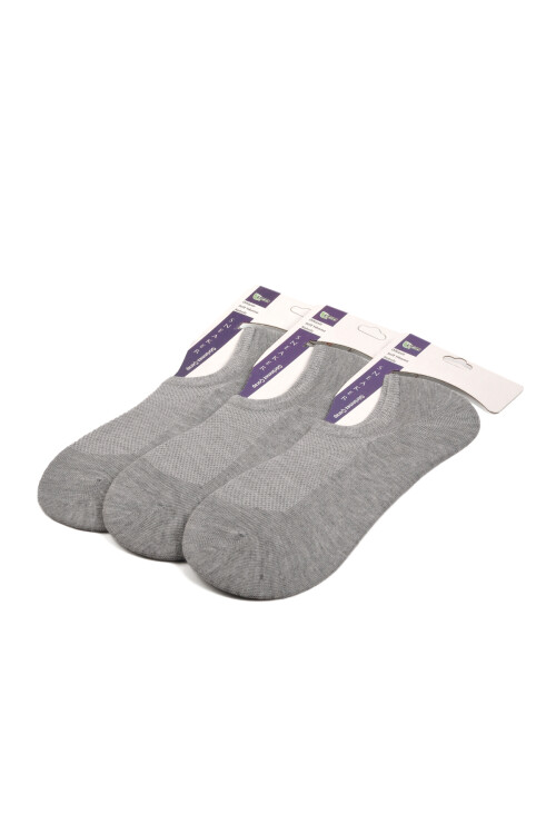 ماسيموجوارب رمادية للجنسين 24K005 عبوة من 3 جوارب باليرينا